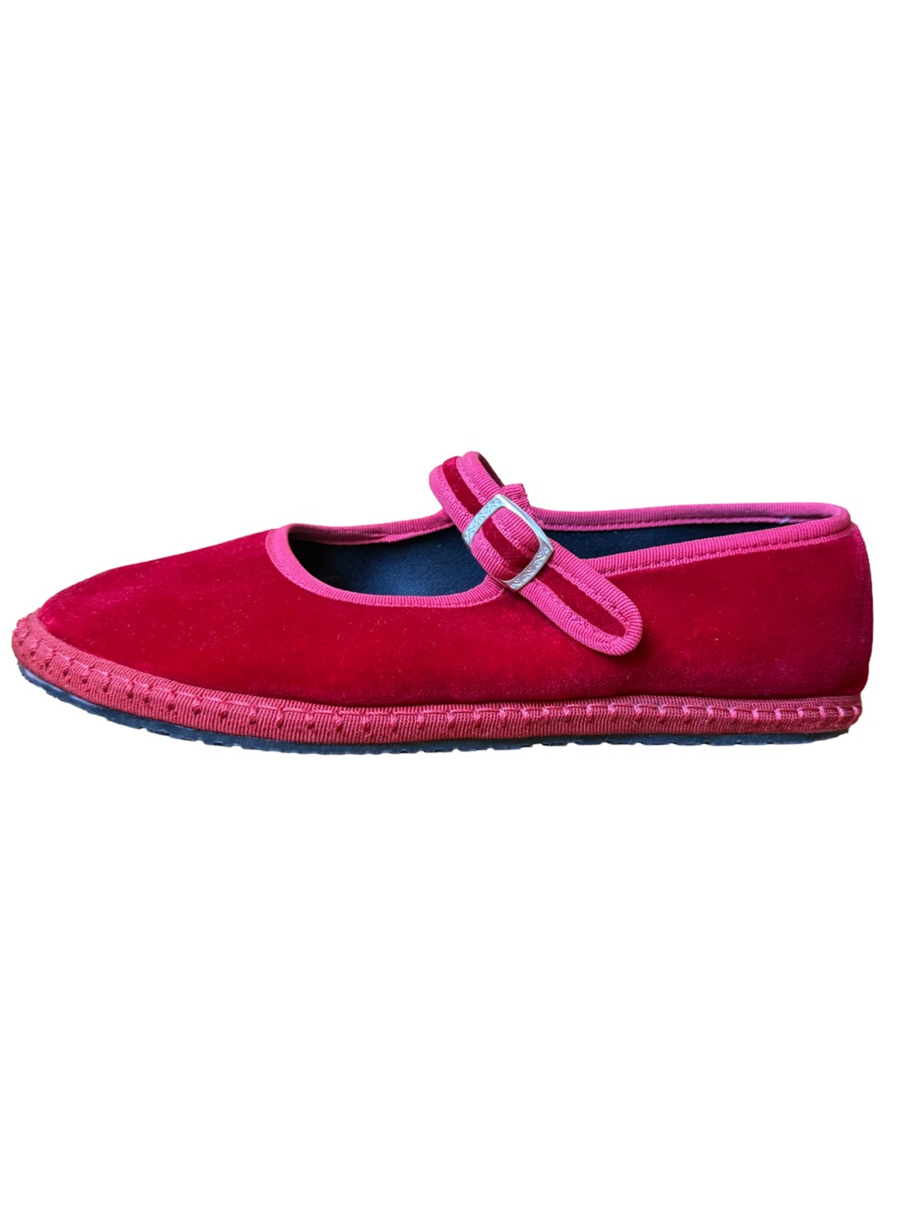 Red Mary Jane Venetian Slippers